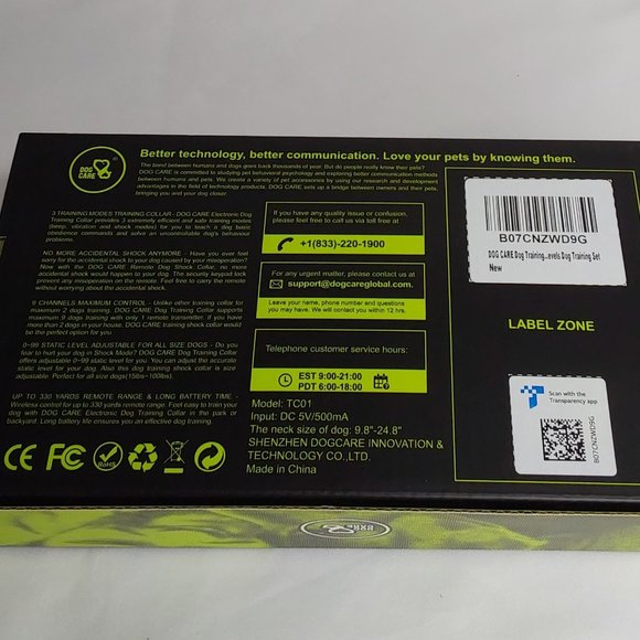 'DOG CARE' RECHARABLE DOG TRAINING COLLAR COMPLETE SYSTEM WATERPROOF - Picture 7 of 16